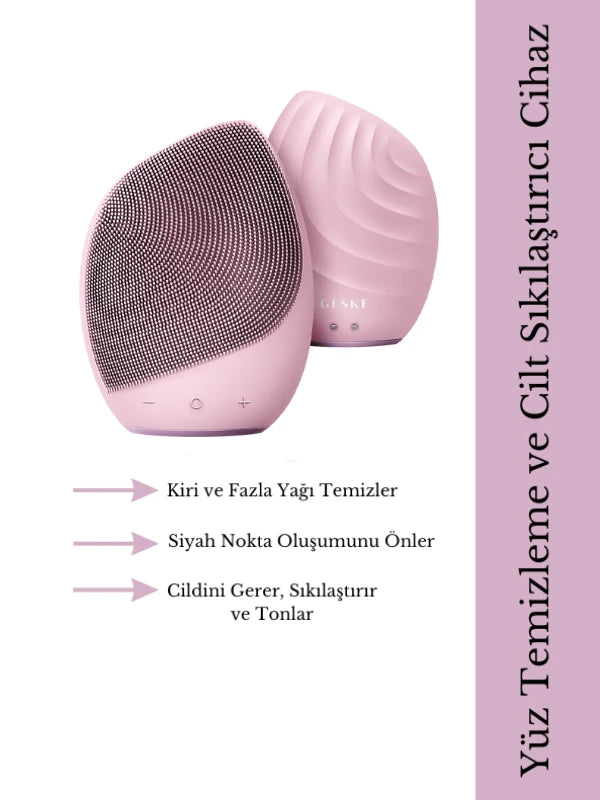 Geske-Soğutma Ve Isıtmalı Led Terapili, Yüz Maskesi Ve Temizleme 5'li Bakım Seti-Cilt Bakım Seti-9-Milagron.com