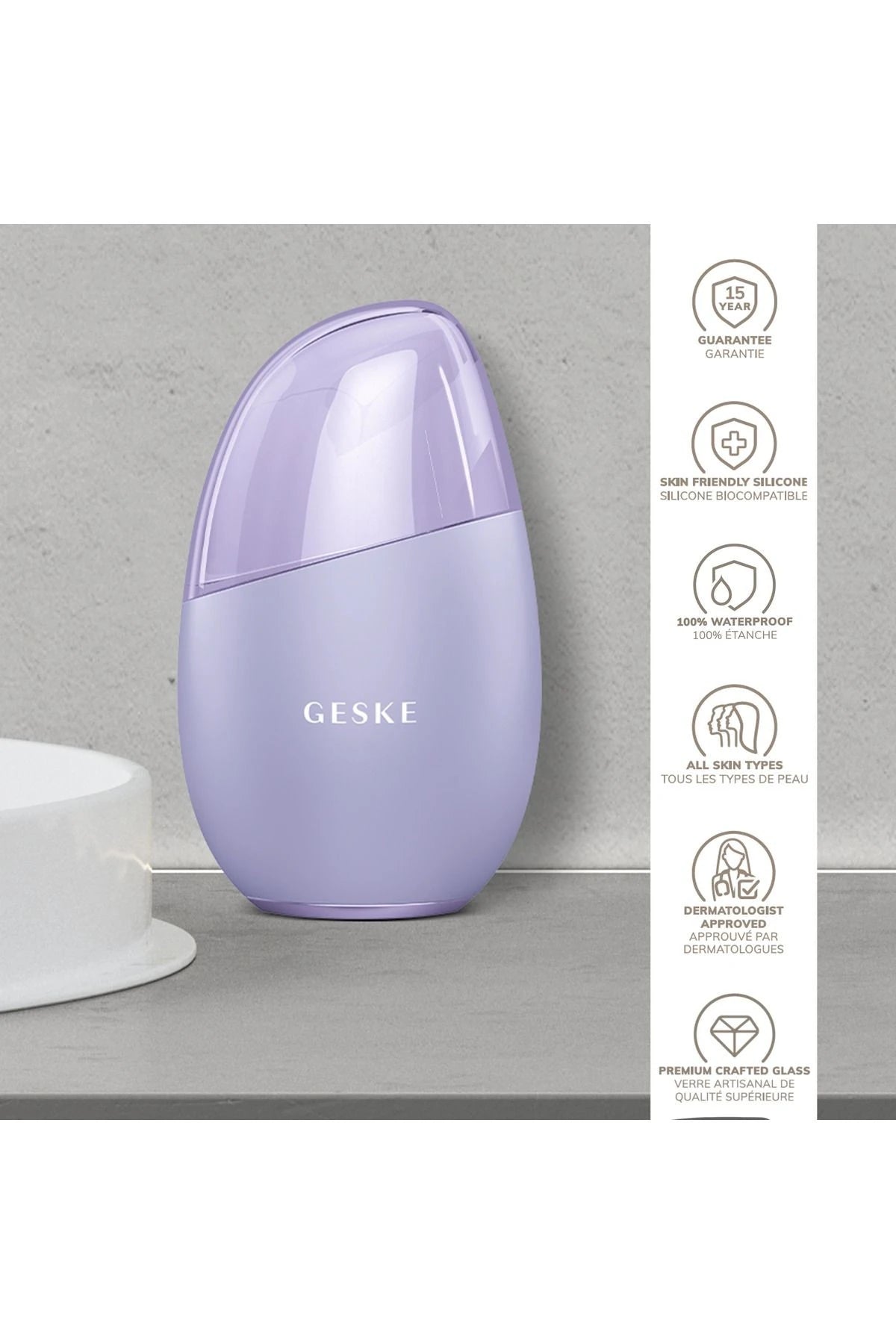 Geske-Soğutma&Isıtma Sağlayan Masaj Aleti | Cool & Warm Eye And Face Massager-Cilt Bakım Aletleri-10-Milagron.com