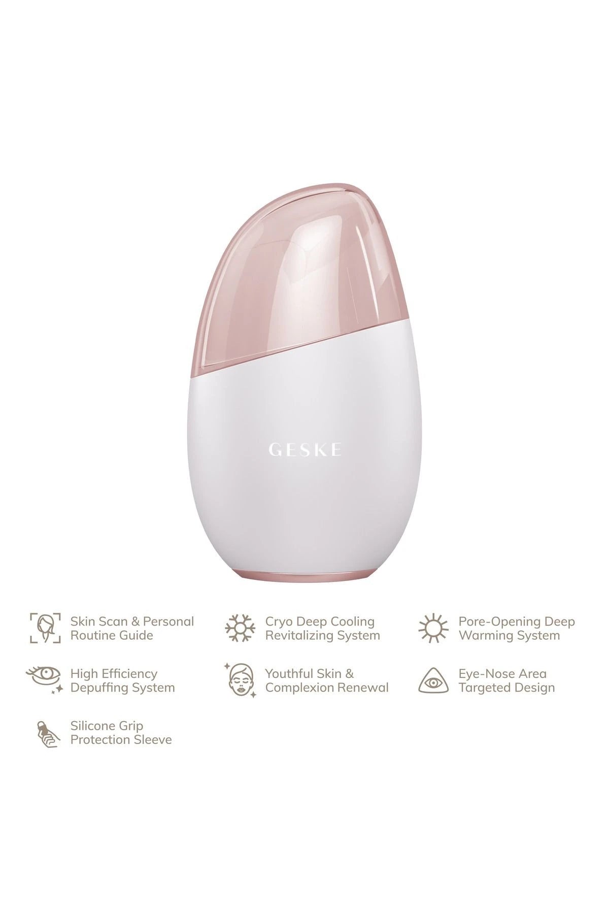 Geske-Soğutma&Isıtma Sağlayan Masaj Aleti | Cool & Warm Eye And Face Massager-Cilt Bakım Aletleri-16-Milagron.com