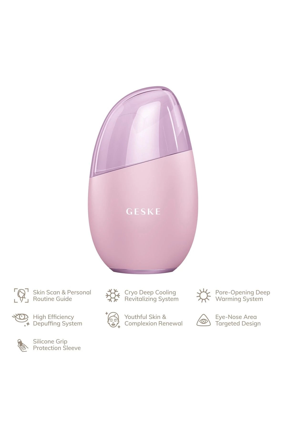 Geske-Soğutma&Isıtma Sağlayan Masaj Aleti | Cool & Warm Eye And Face Massager-Cilt Bakım Aletleri-30-Milagron.com