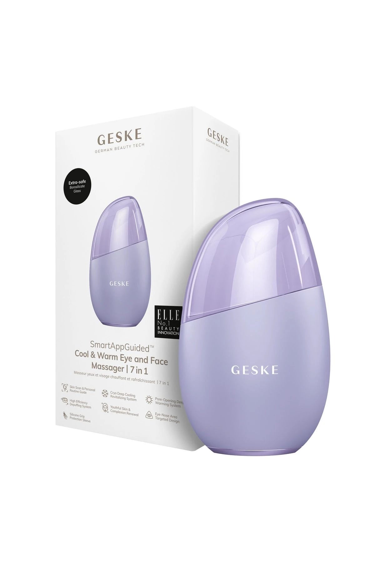 Geske-Soğutma&Isıtma Sağlayan Masaj Aleti | Cool & Warm Eye And Face Massager-Cilt Bakım Aletleri-8-Milagron.com