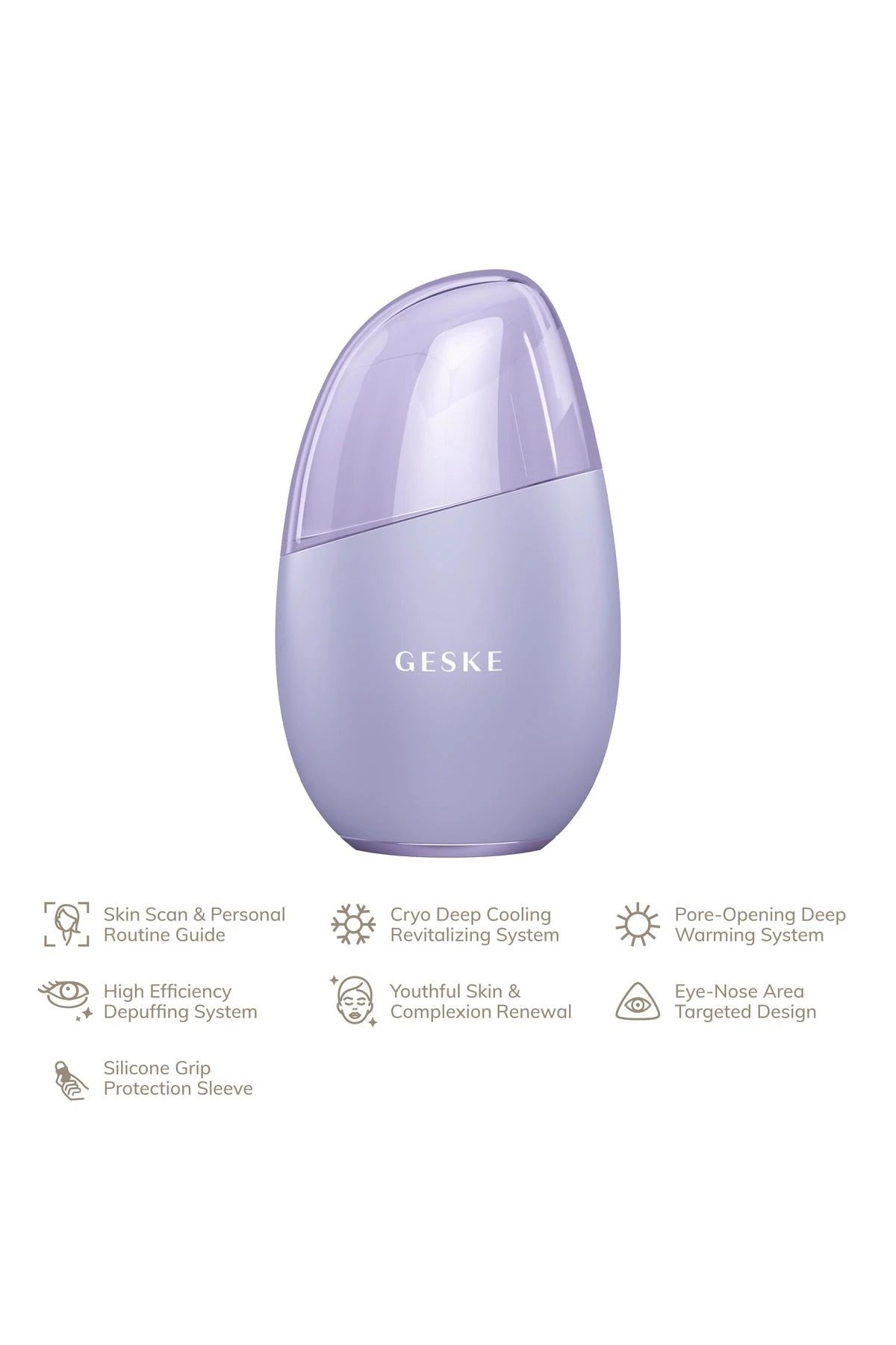 Geske-Soğutma&Isıtma Sağlayan Masaj Aleti | Cool & Warm Eye And Face Massager-Cilt Bakım Aletleri-9-Milagron.com