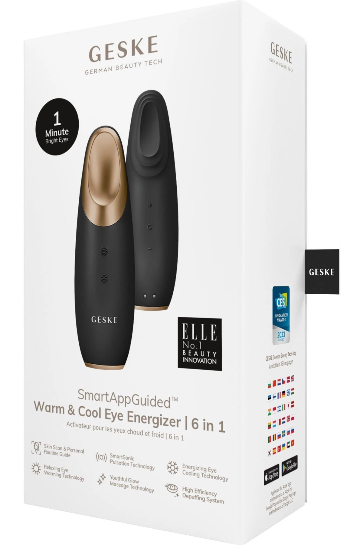 Geske-Titreşimli Soğutma Ve Isıtma Sağlayan Akıllı Göz Çevresi Masaj Cihazı | Warm & Cool Eye Energizer-Cilt Bakım Aletleri-34-Milagron.com