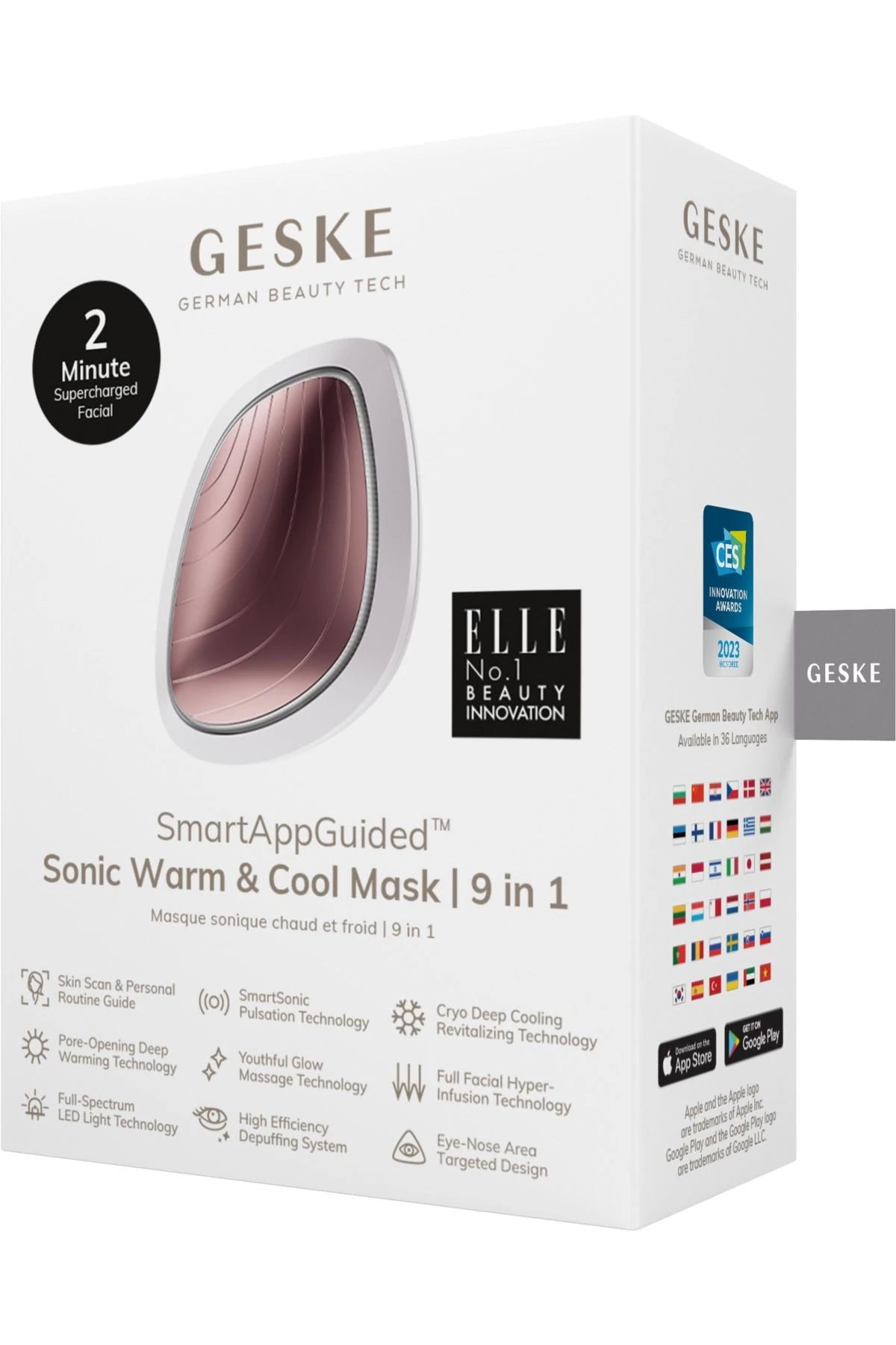 Geske-Titreşimli, Soğutma Ve Isıtmalı, Led Terapili Yüz Maskesi Bakım Cihazı | Sonic Warm & Cool Mask-Cilt Bakım Aletleri-22-Milagron.com