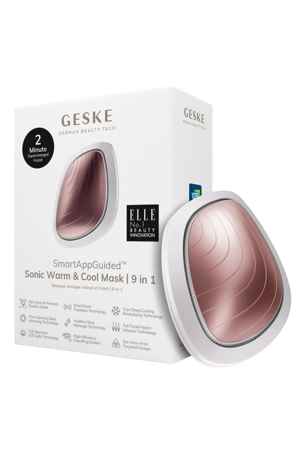 Geske-Titreşimli, Soğutma Ve Isıtmalı, Led Terapili Yüz Maskesi Bakım Cihazı | Sonic Warm & Cool Mask-Cilt Bakım Aletleri-23-Milagron.com