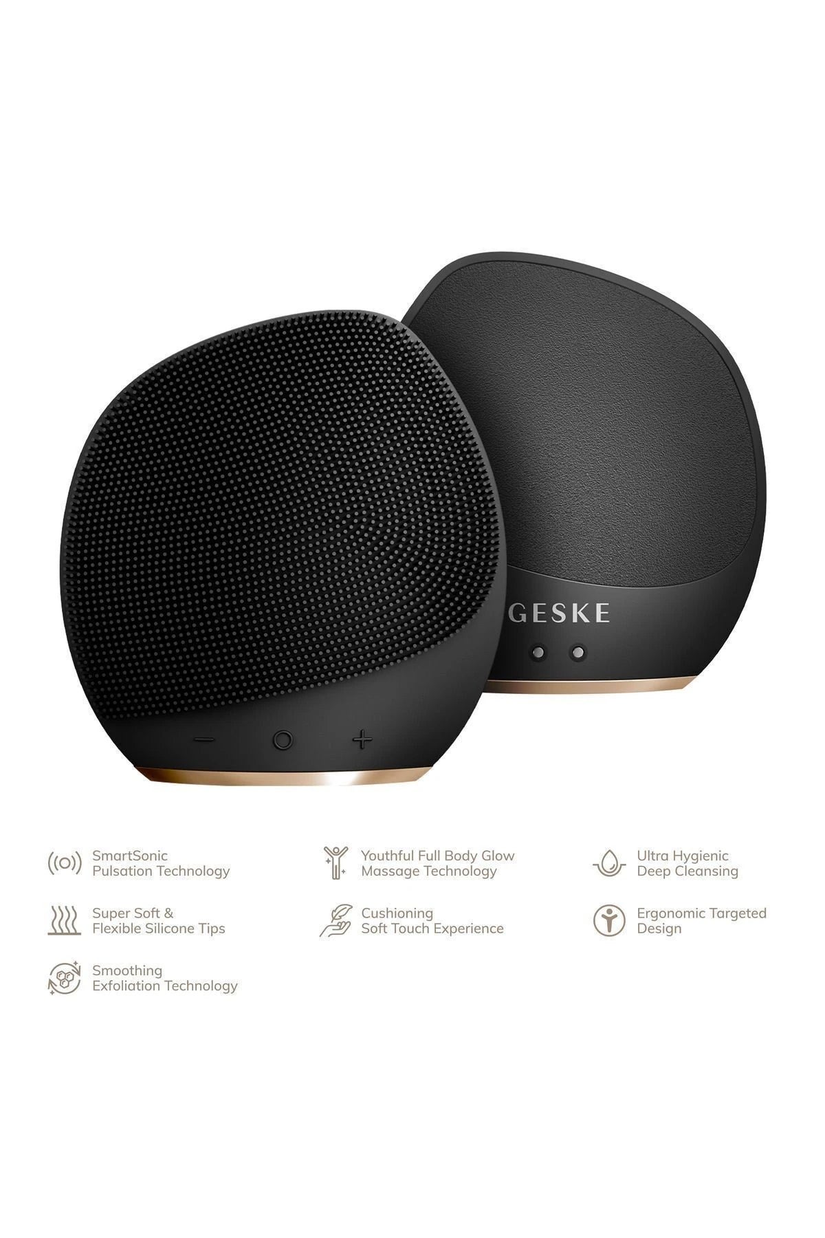 Geske-Titreşimli Vücut Fırçası Ve Yoğun Eksfoliyatör | Sonic Body Brush & Intensive Exfoliator-Cilt Bakım Aletleri-36-Milagron.com