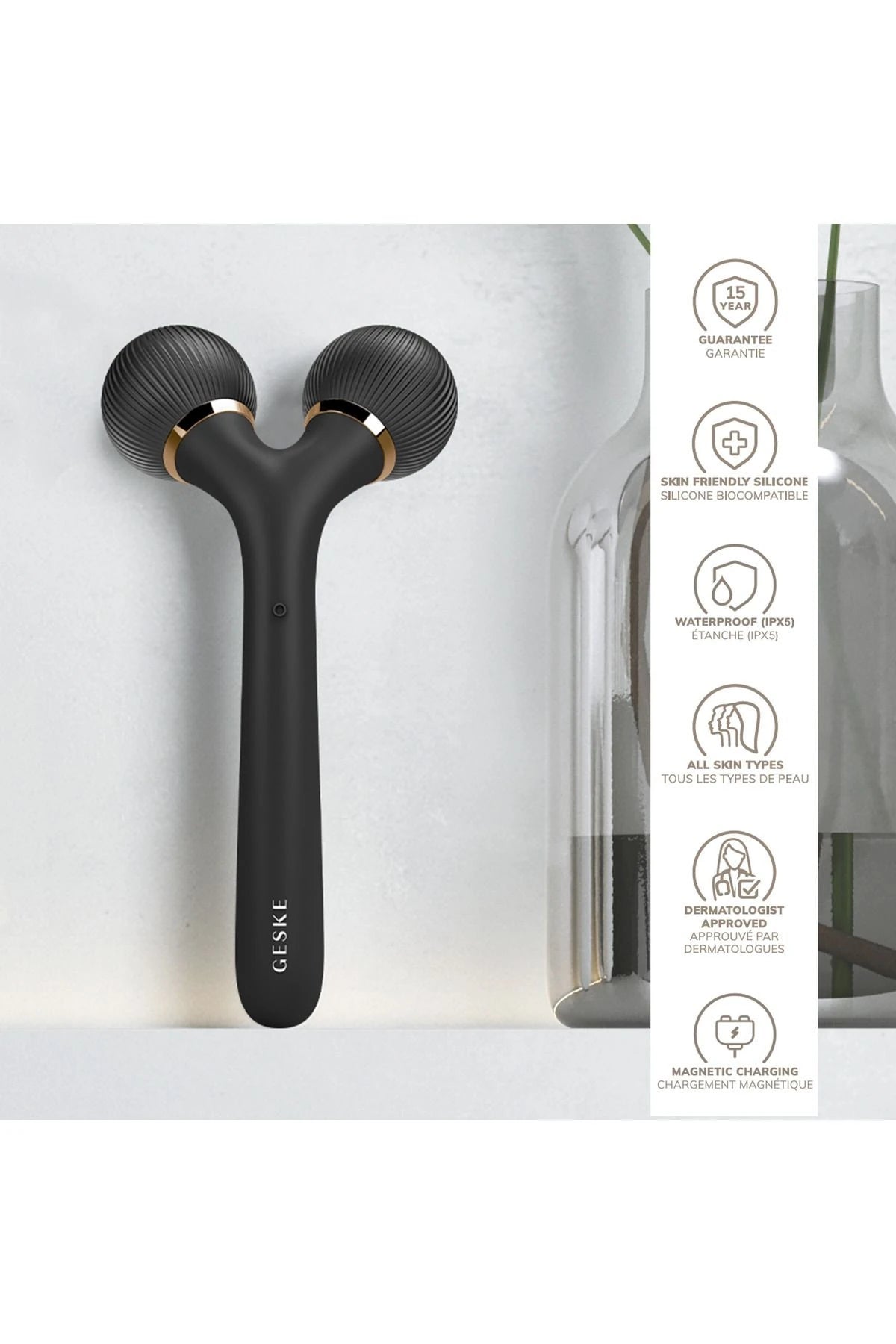 Geske-Titreşimli Yüz Şekillendirici Ve Vücüt Bakım Roller Cihazı | Sonic Facial & Body Roller-Cilt Bakım Aletleri-25-Milagron.com