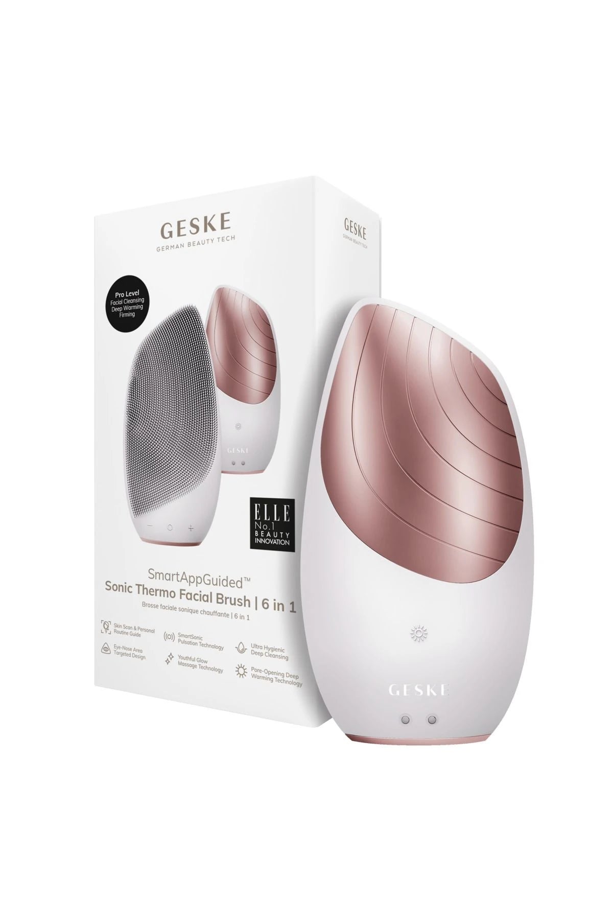 Geske-Titreşimli Yüz Temizleme Ve Isılı Masaj Cihazı | Sonic Thermo Facial Brush-Cilt Bakım Aletleri-14-Milagron.com