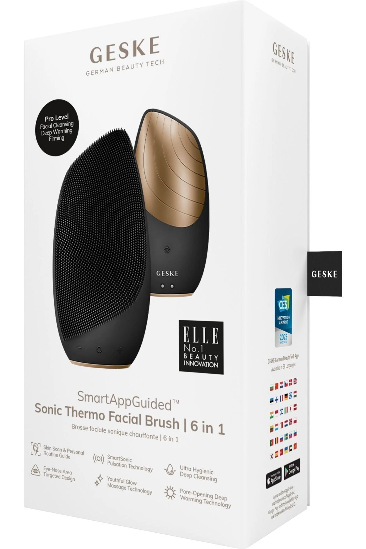 Geske-Titreşimli Yüz Temizleme Ve Isılı Masaj Cihazı | Sonic Thermo Facial Brush-Cilt Bakım Aletleri-19-Milagron.com