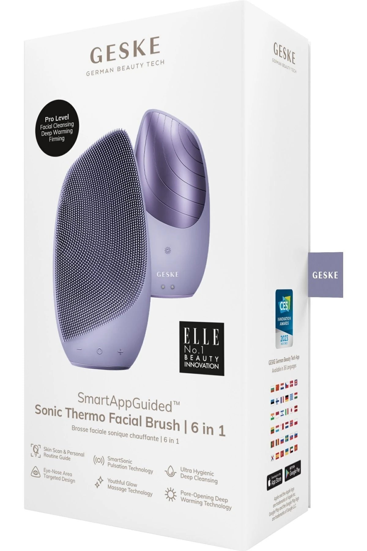 Geske-Titreşimli Yüz Temizleme Ve Isılı Masaj Cihazı | Sonic Thermo Facial Brush-Cilt Bakım Aletleri-36-Milagron.com