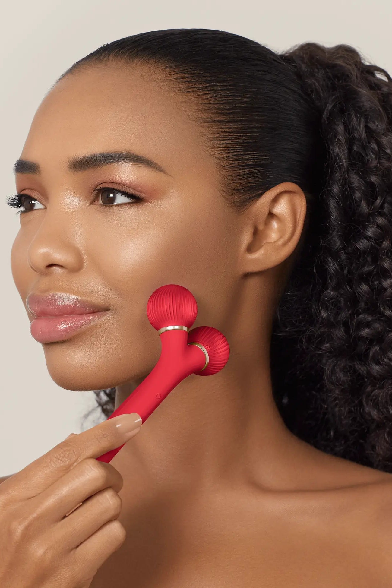 Geske-Titreşimli, Yüz şekillendirici Roller Masaj Cihazı | Sonic Facial Roller-Cilt Bakım Aletleri-16-Milagron.com