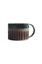 Mocha Stoneware Bardak – Gri & Haki - 2