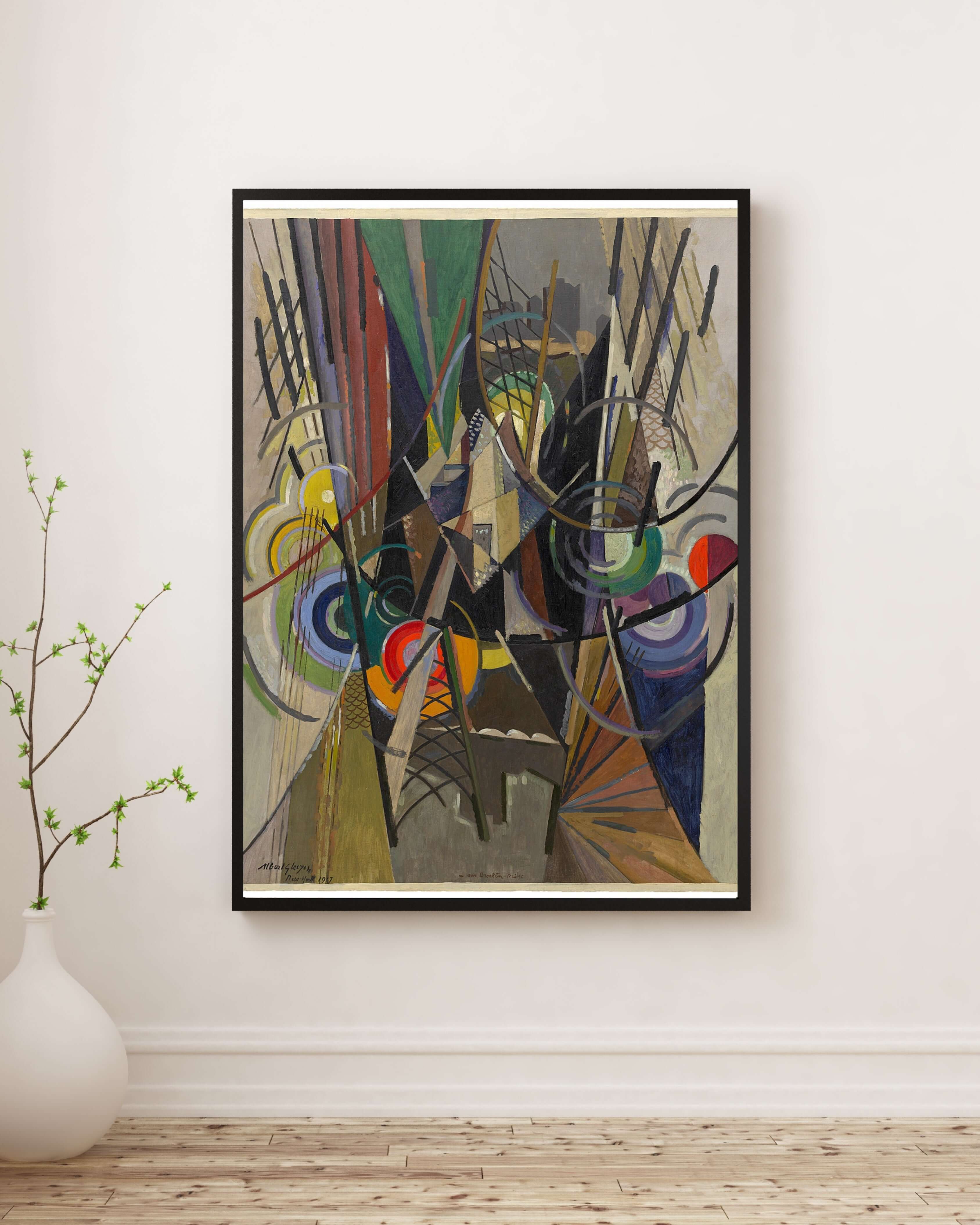 Albert Gleizes - Brooklyn Köprüsü Üzerinde