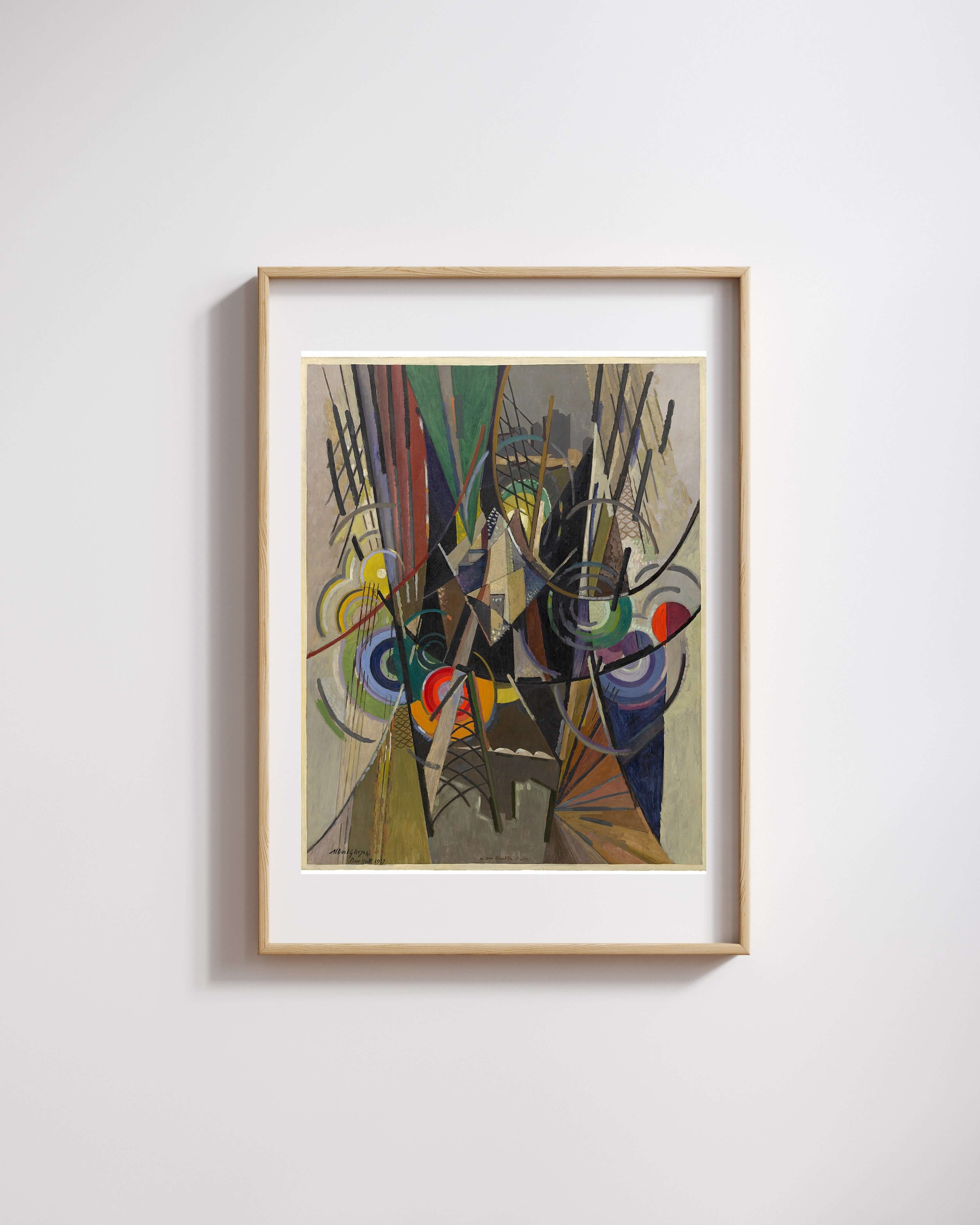 Albert Gleizes - Brooklyn Köprüsü Üzerinde