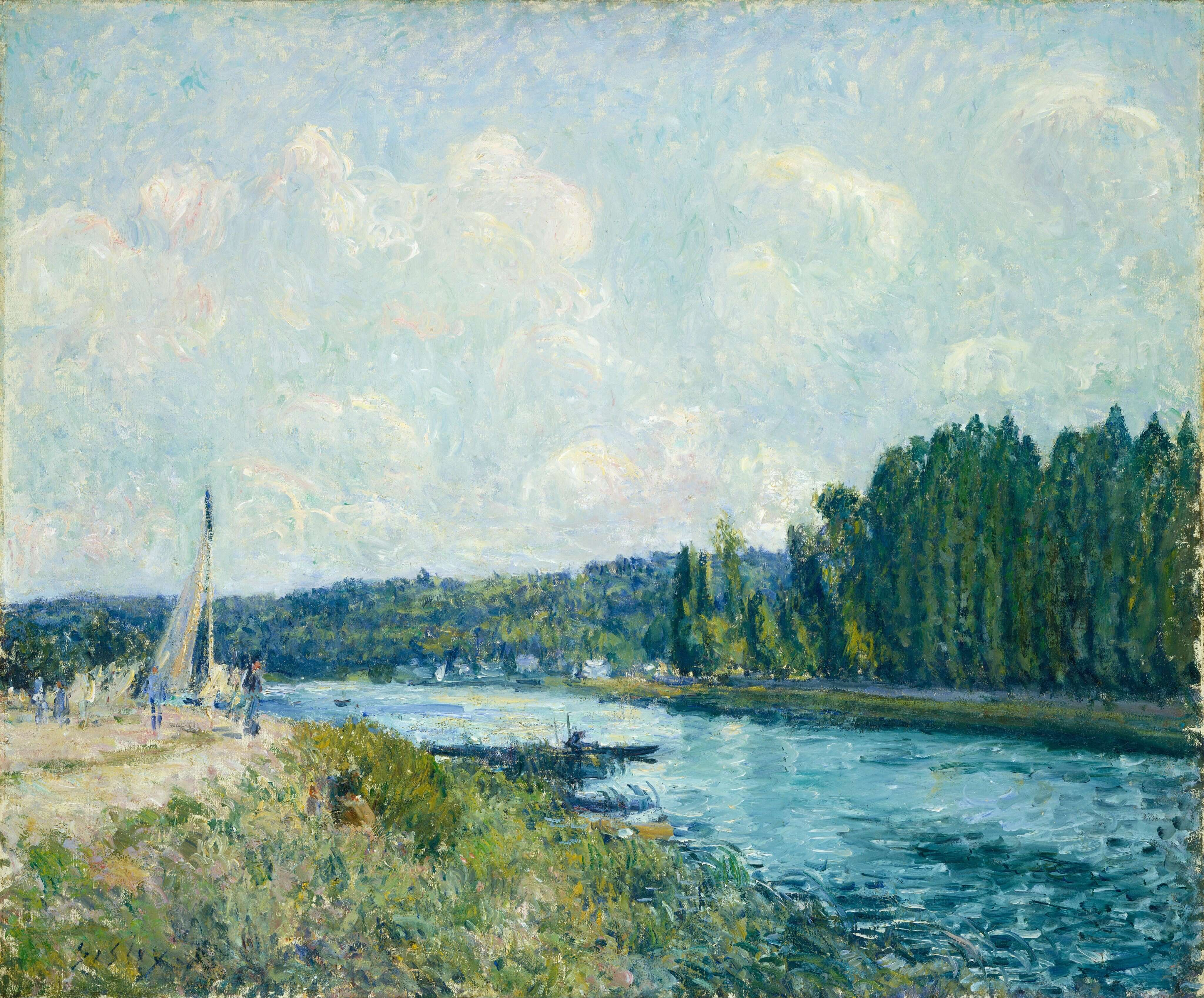 Alfred Sisley - Oise Nehri Kıyıları