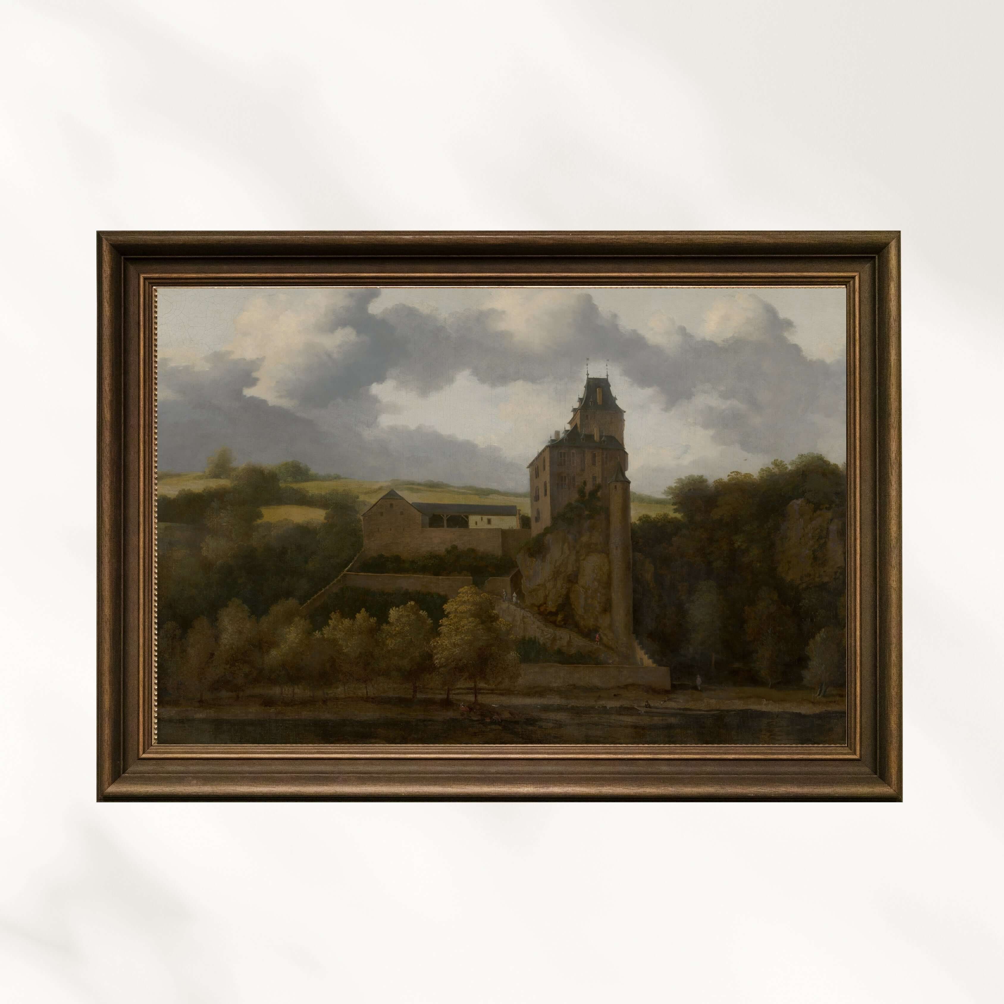 Allart Van Everdingen - Montjardin Kalesi Görünümü