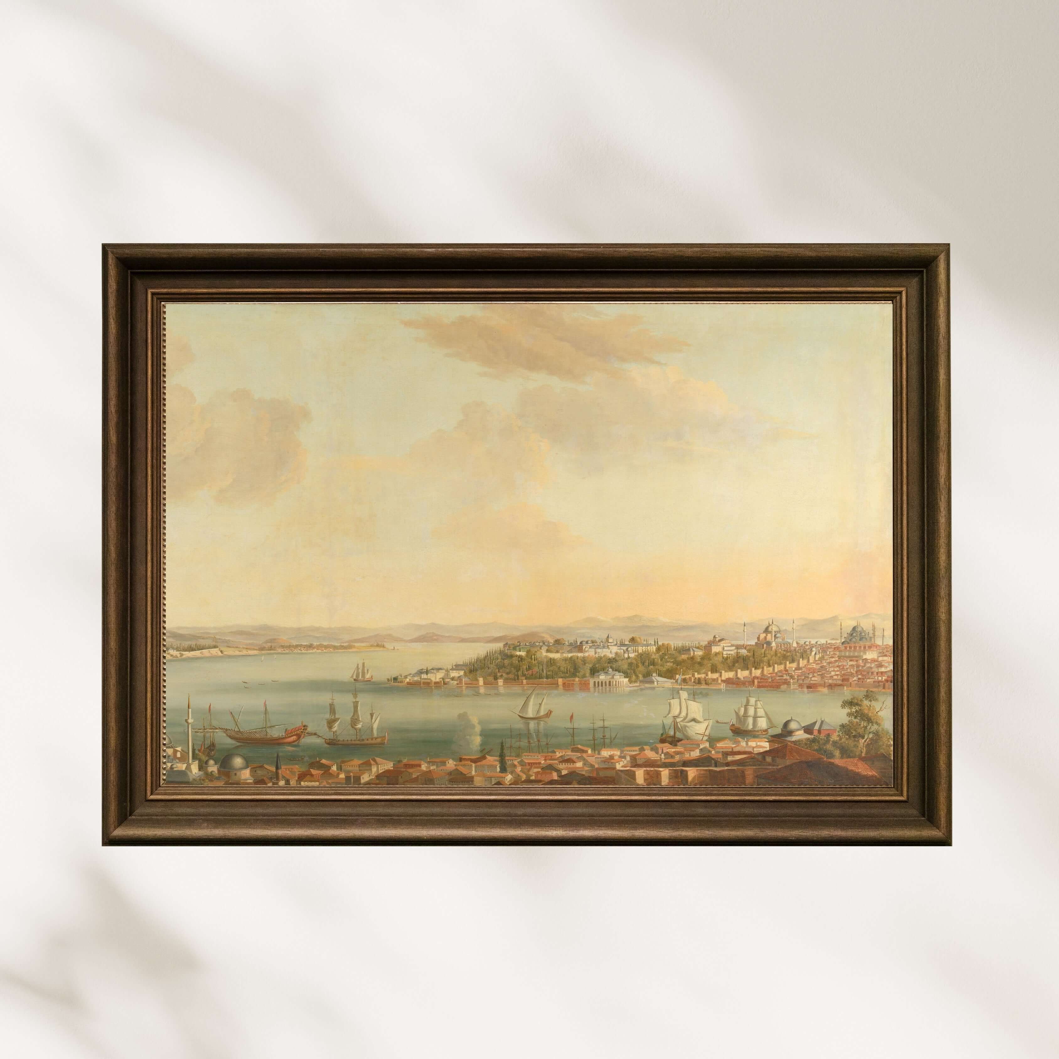 Antoine Van Der Steen - İStanbul Ve Sarayburnu Manzarası