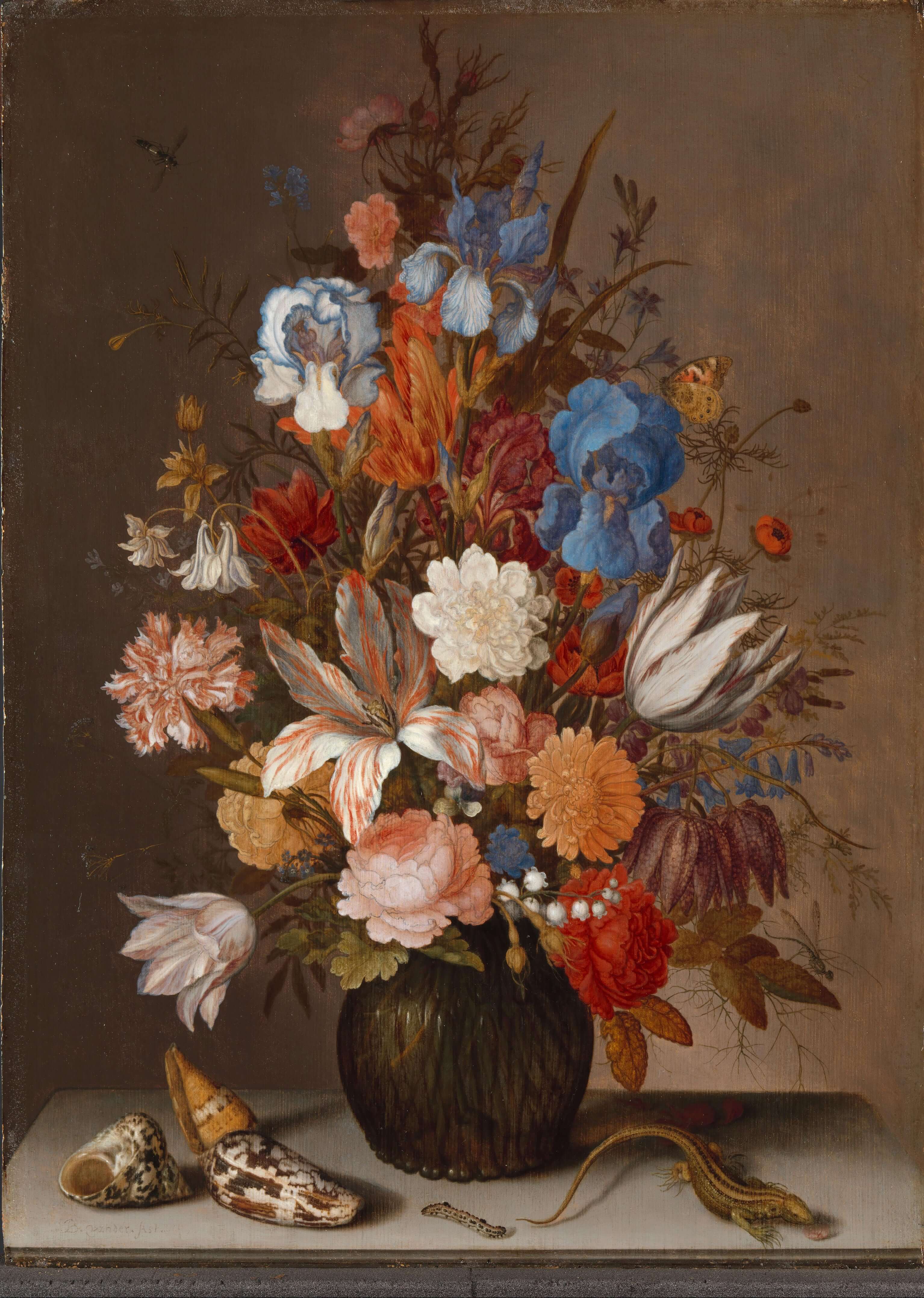 Balthasar Van Der Ast - Çiçeklerle Natürmort