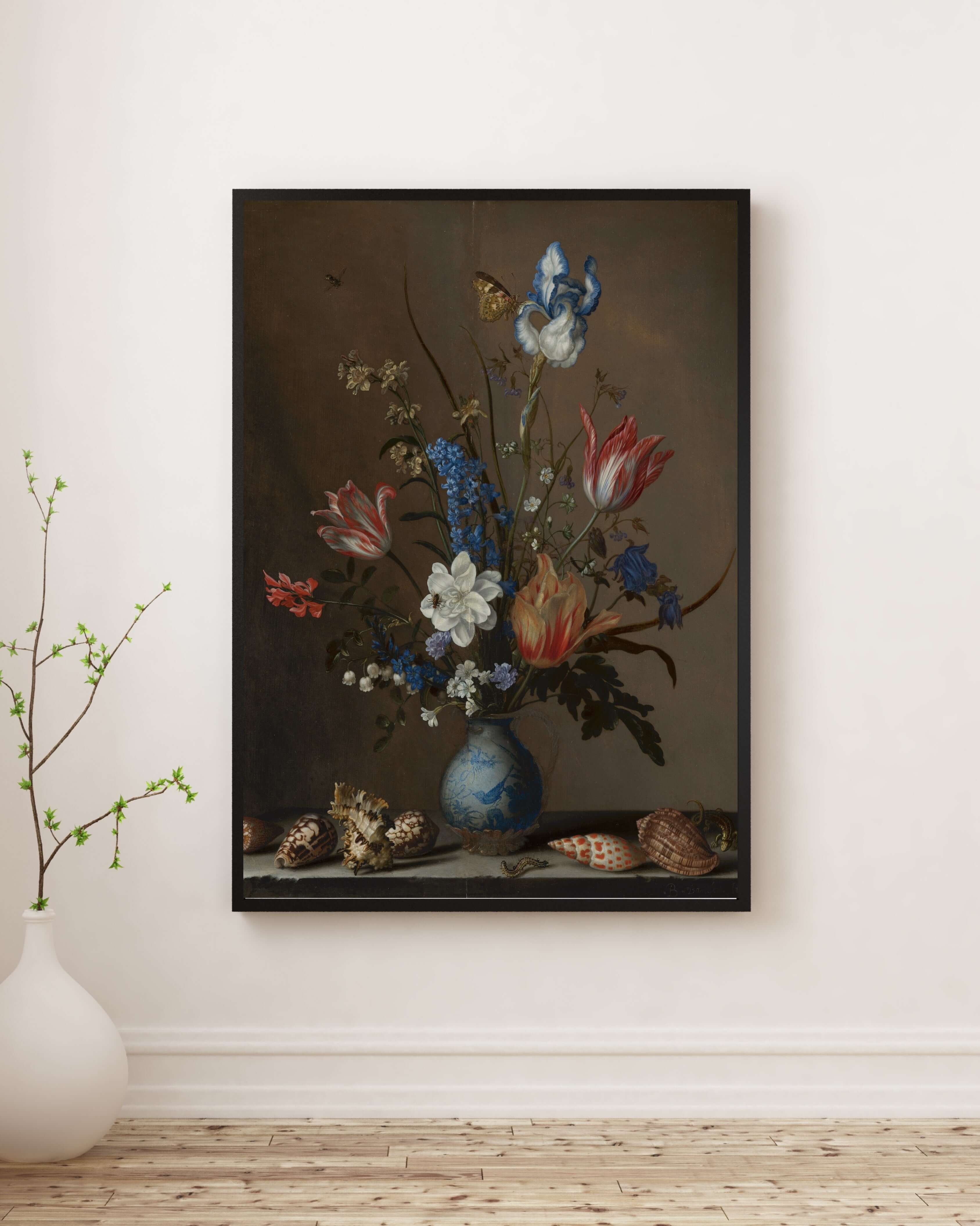 Balthasar Van Der Ast - Wan-Li Vazosunda Çiçekler Ve Deniz Kabukları