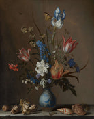 Balthasar Van Der Ast - Wan-Li Vazosunda Çiçekler Ve Deniz Kabukları