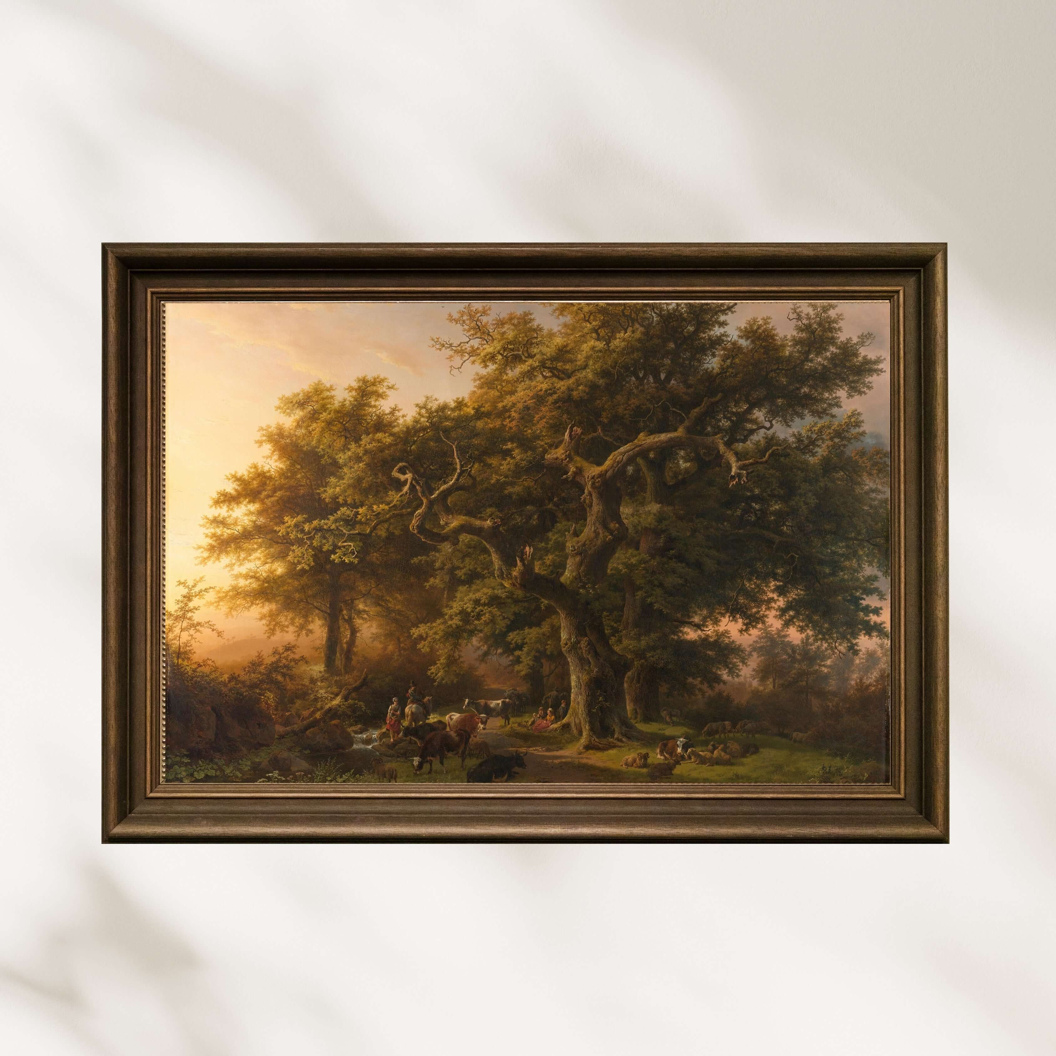 Barend Cornelis Koekkoek - Orman Sahnesi