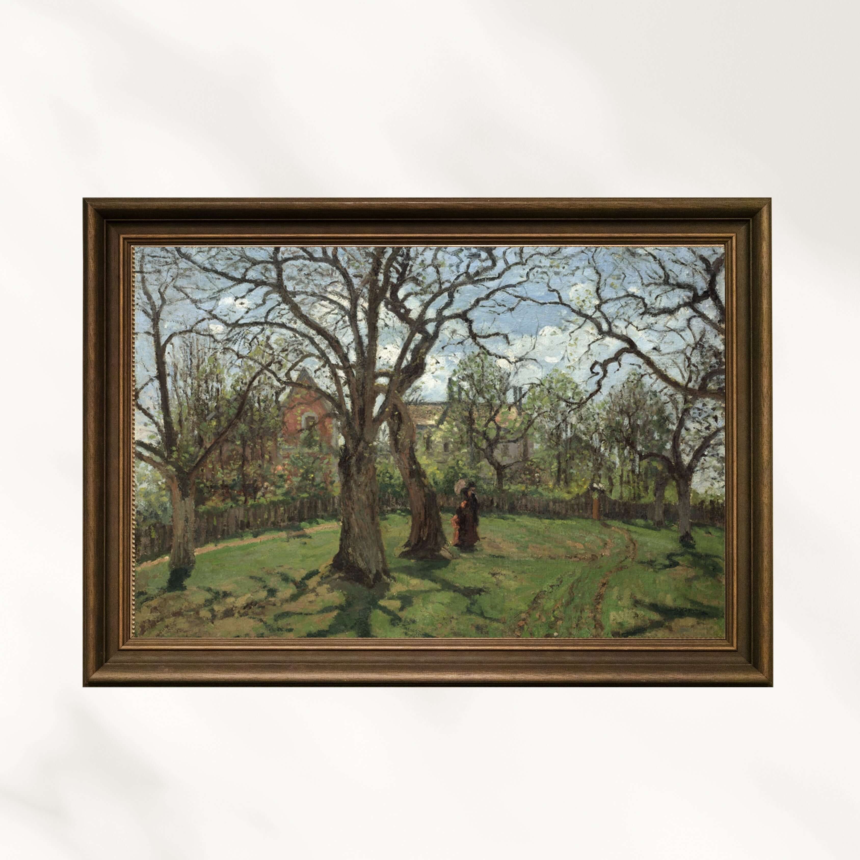 Camille Pissarro - Louveciennes'Deki Kestane Ağaçları
