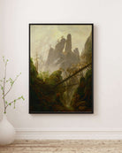 Caspar David Friedrich - Dağ Manzarası
