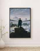 Caspar David Friedrich - Deniz Sisi Üzerinde Gezgin