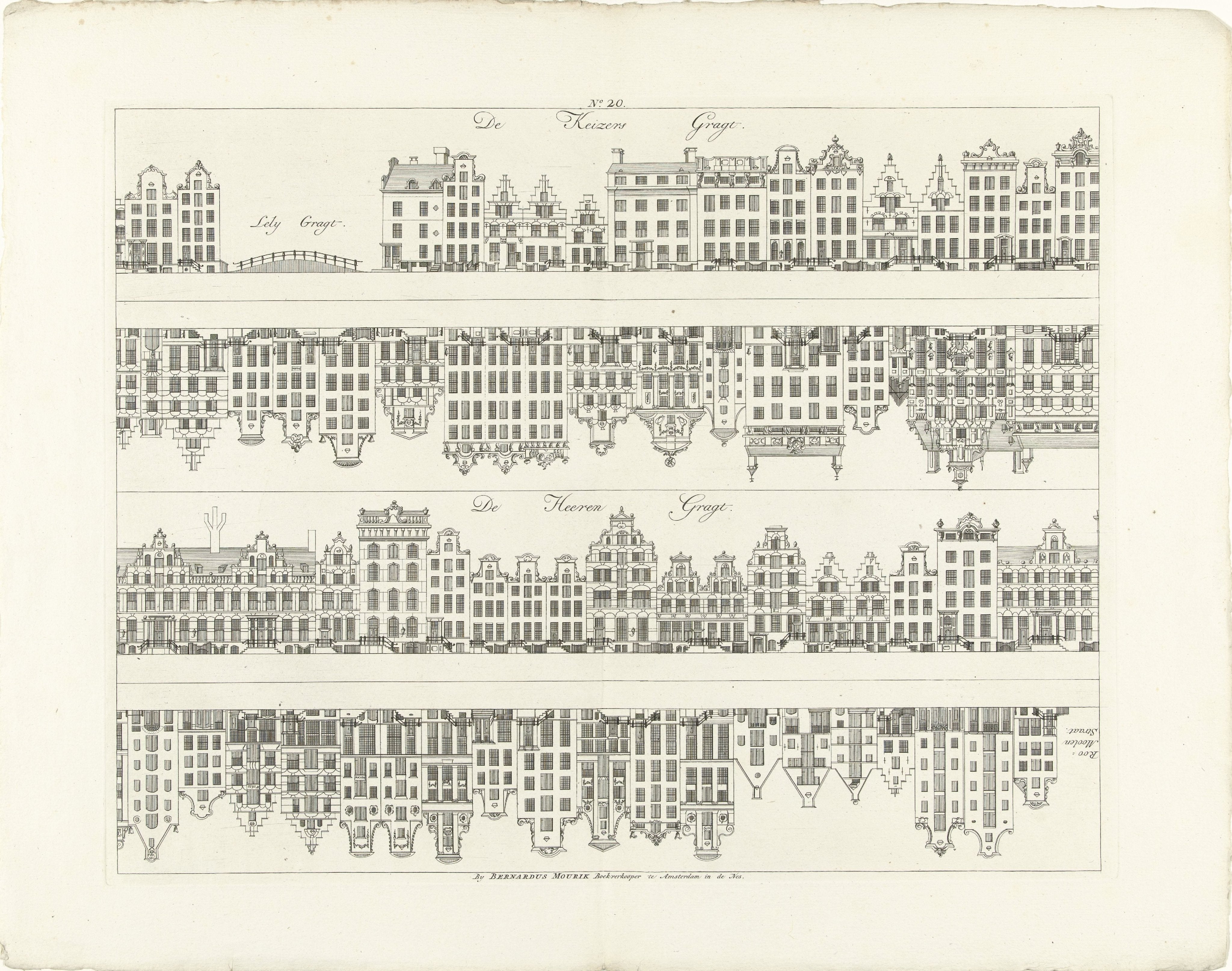 Caspar Jacobsz. Philips - Keizersgracht Ve Herengracht Üzerindeki Ev Cepheleri