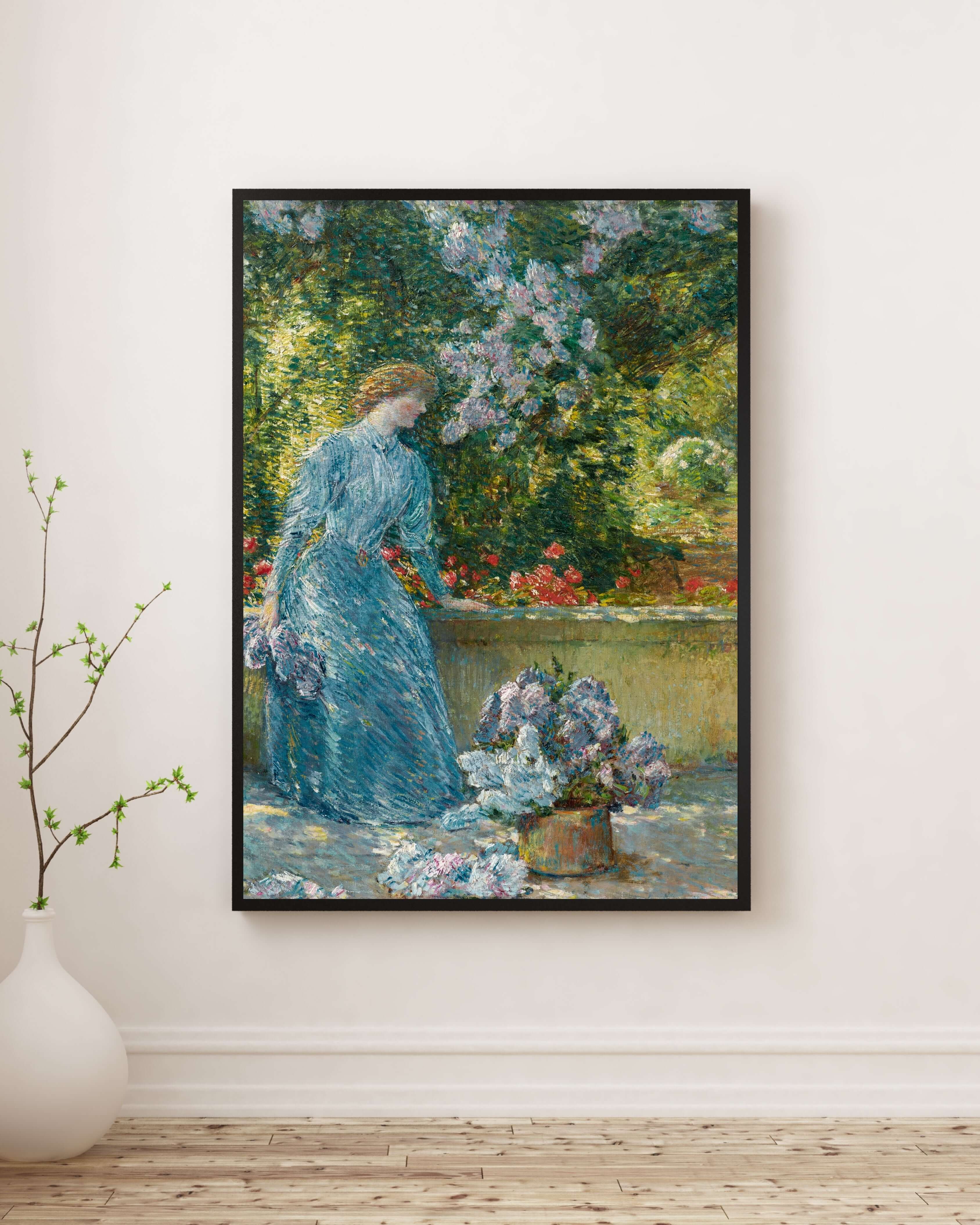 Childe Hassam - Parkta Kadın