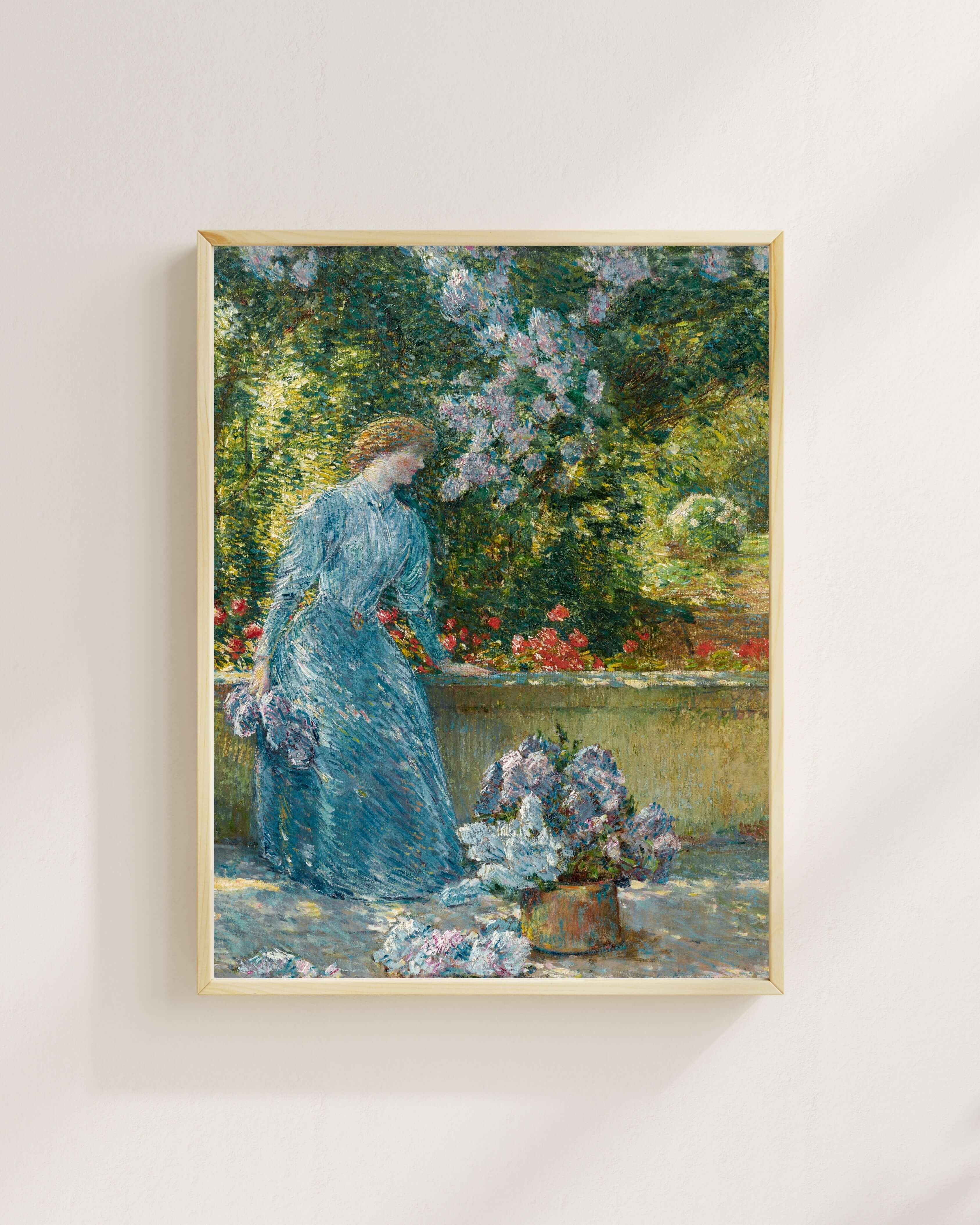 Childe Hassam - Parkta Kadın
