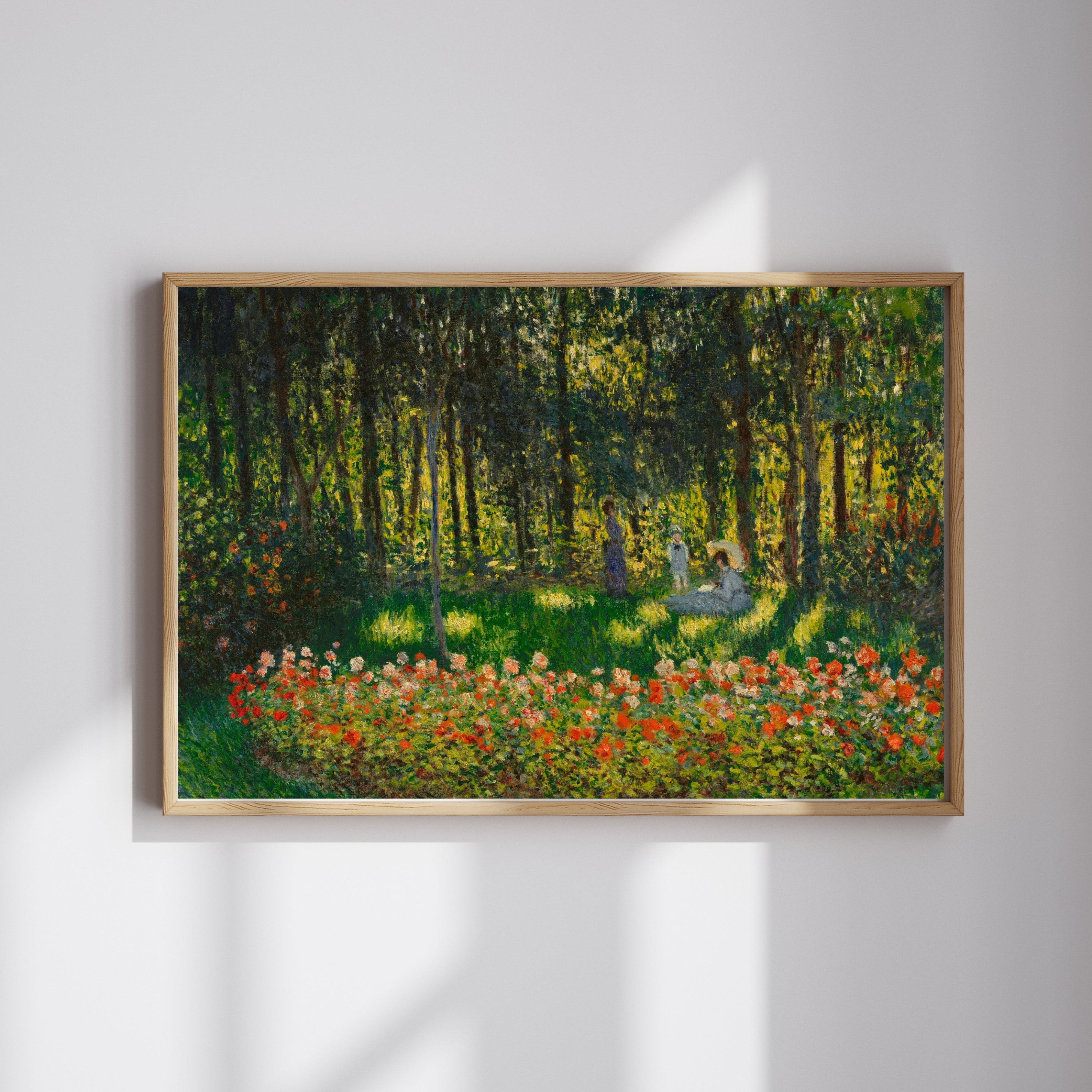 Claude Monet - Bahçede - Sanatçının Ailesi