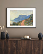 Claude Monet - Monaco Yakınlarında Corniche Yolu