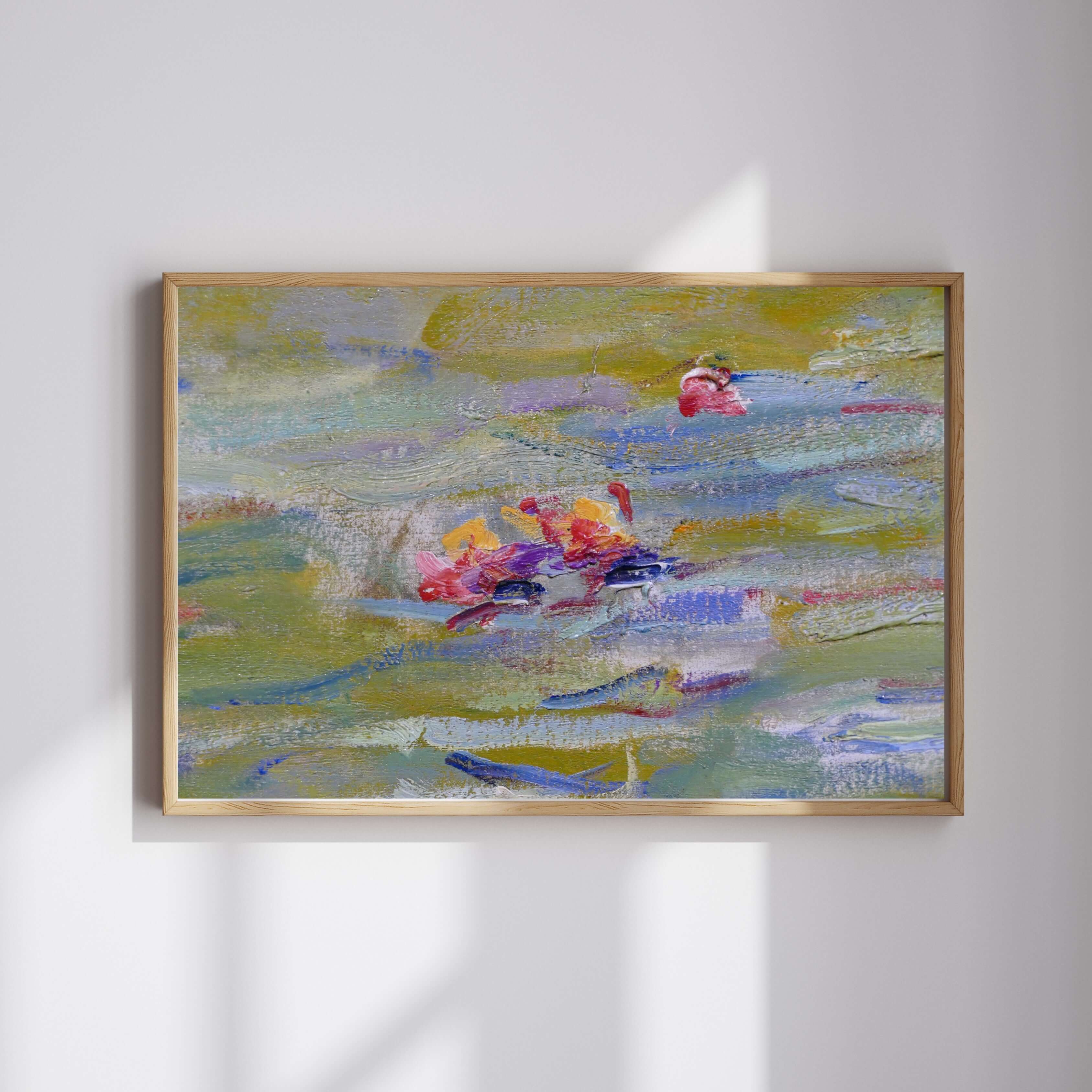 Claude Monet - Nilüfer Göleti Detayı