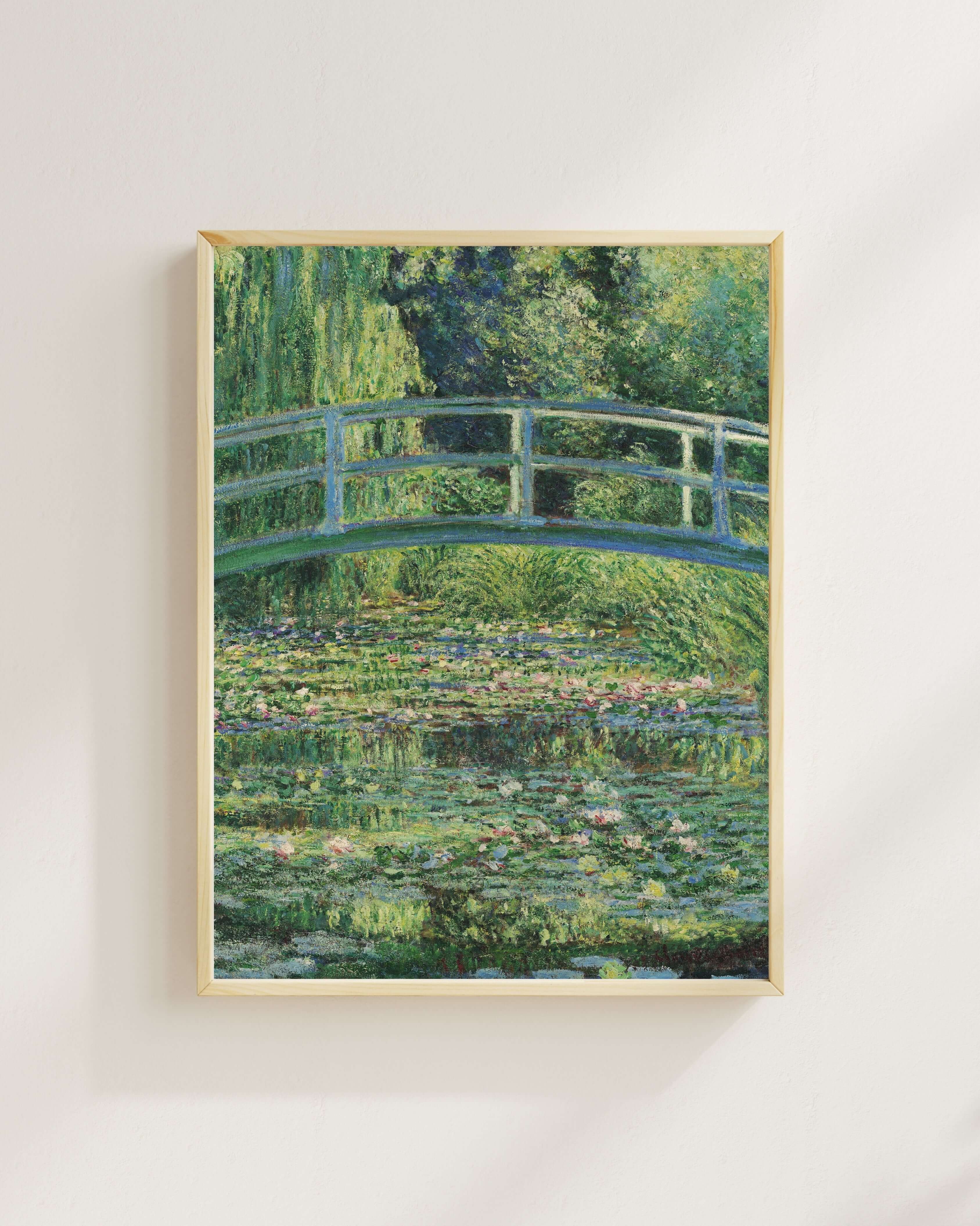 Claude Monet - Nilüferler Havuzu Ve Japon Köprüsü