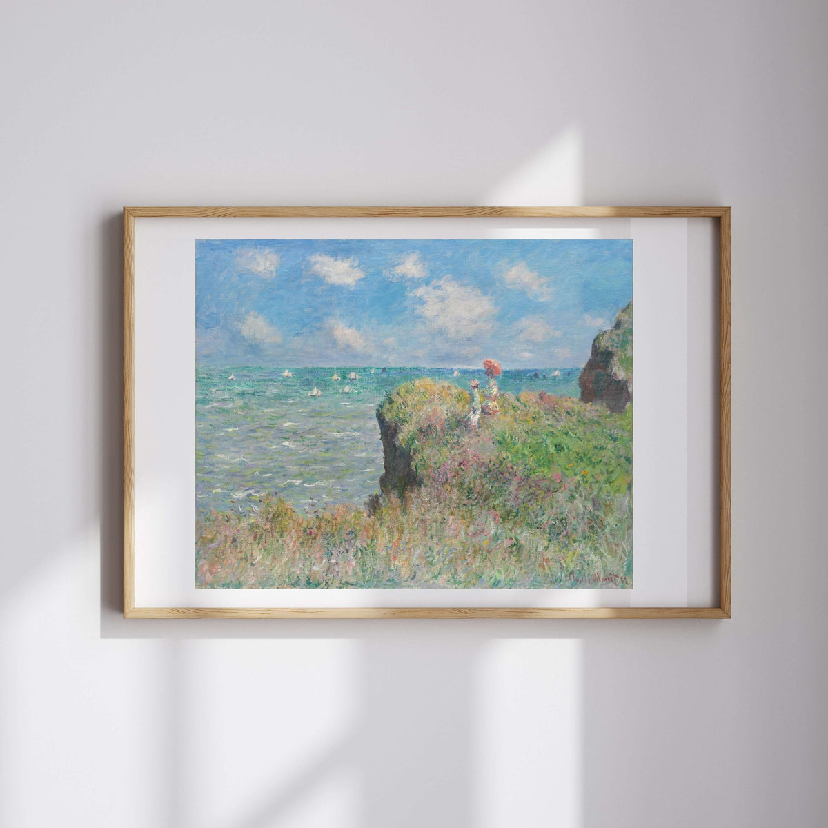 Claude Monet - Pourville’De Falez Yürüyüşü