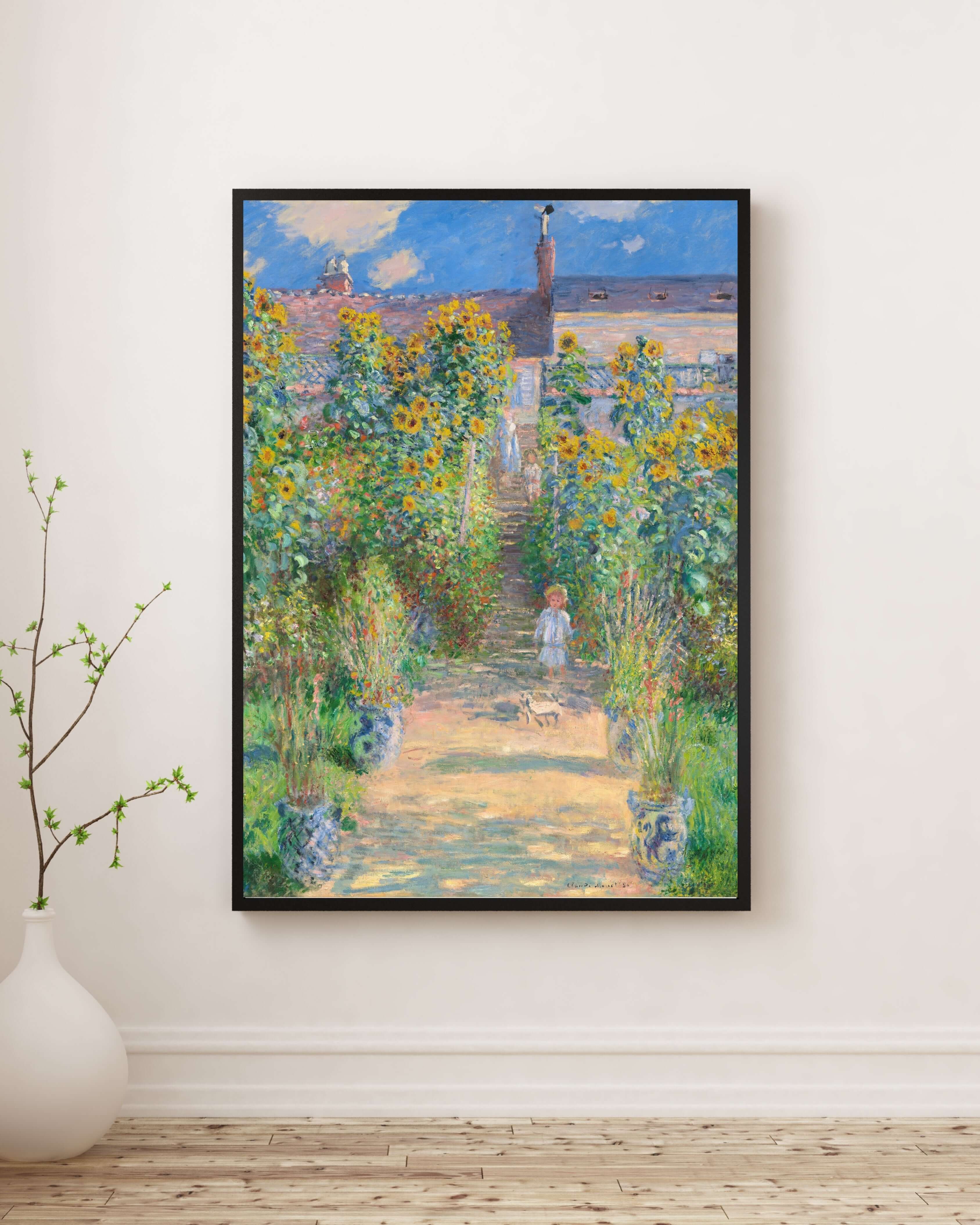 Claude Monet - Vétheuil’De Sanatçının Bahçesi