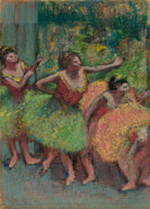Edgar Degas - Yeşil Ve Sarı Dansçılar