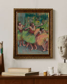 Edgar Degas - Yeşil Ve Sarı Dansçılar