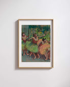 Edgar Degas - Yeşil Ve Sarı Dansçılar