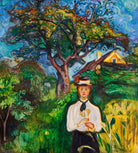 Edvard Munch - Elma Ağacının Altındaki Kız