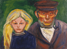 Edvard Munch - Yaşlı Balıkçı Ve Kızı