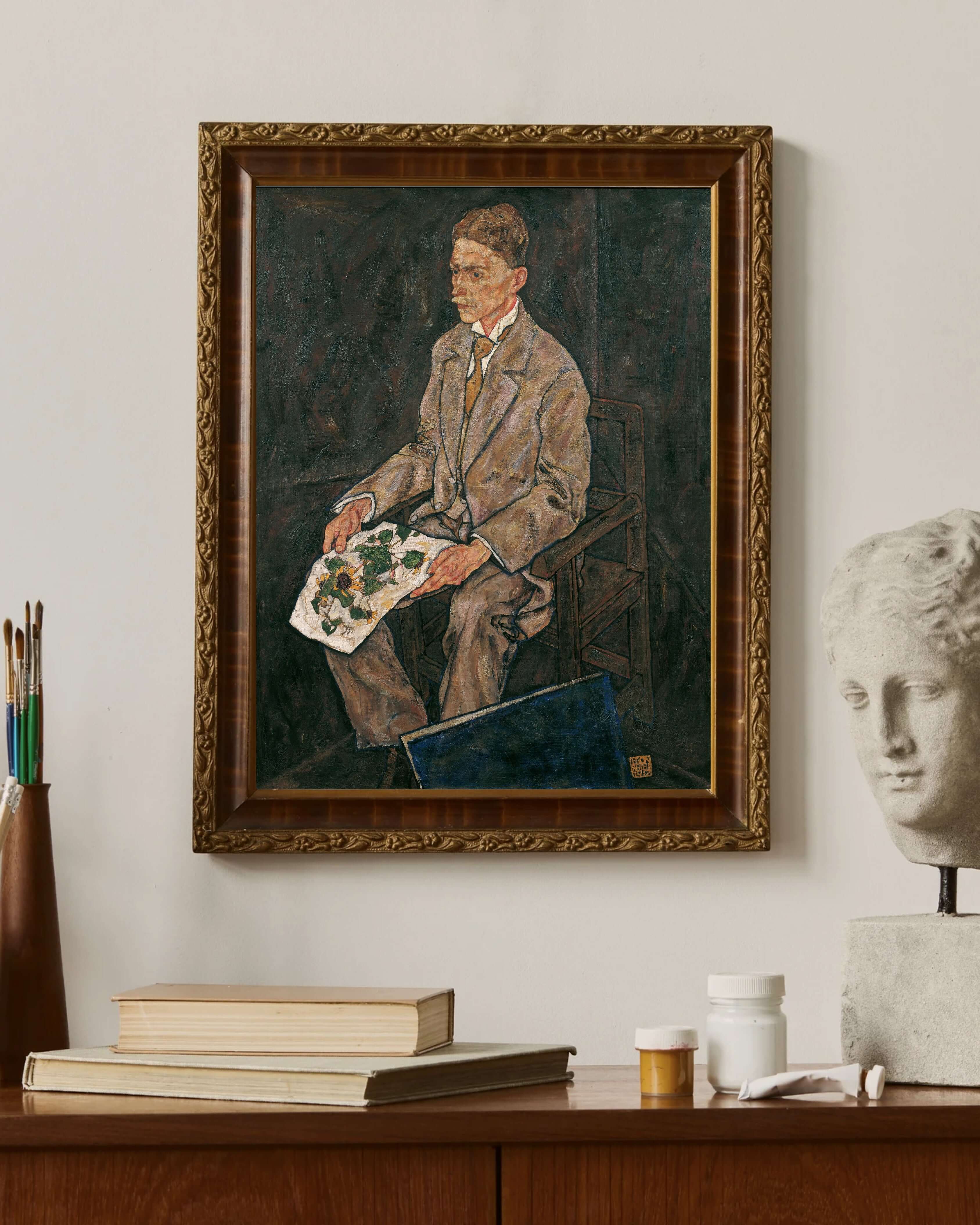 Egon Schiele - Dr. Franz Martin Haberditzl Portresi
