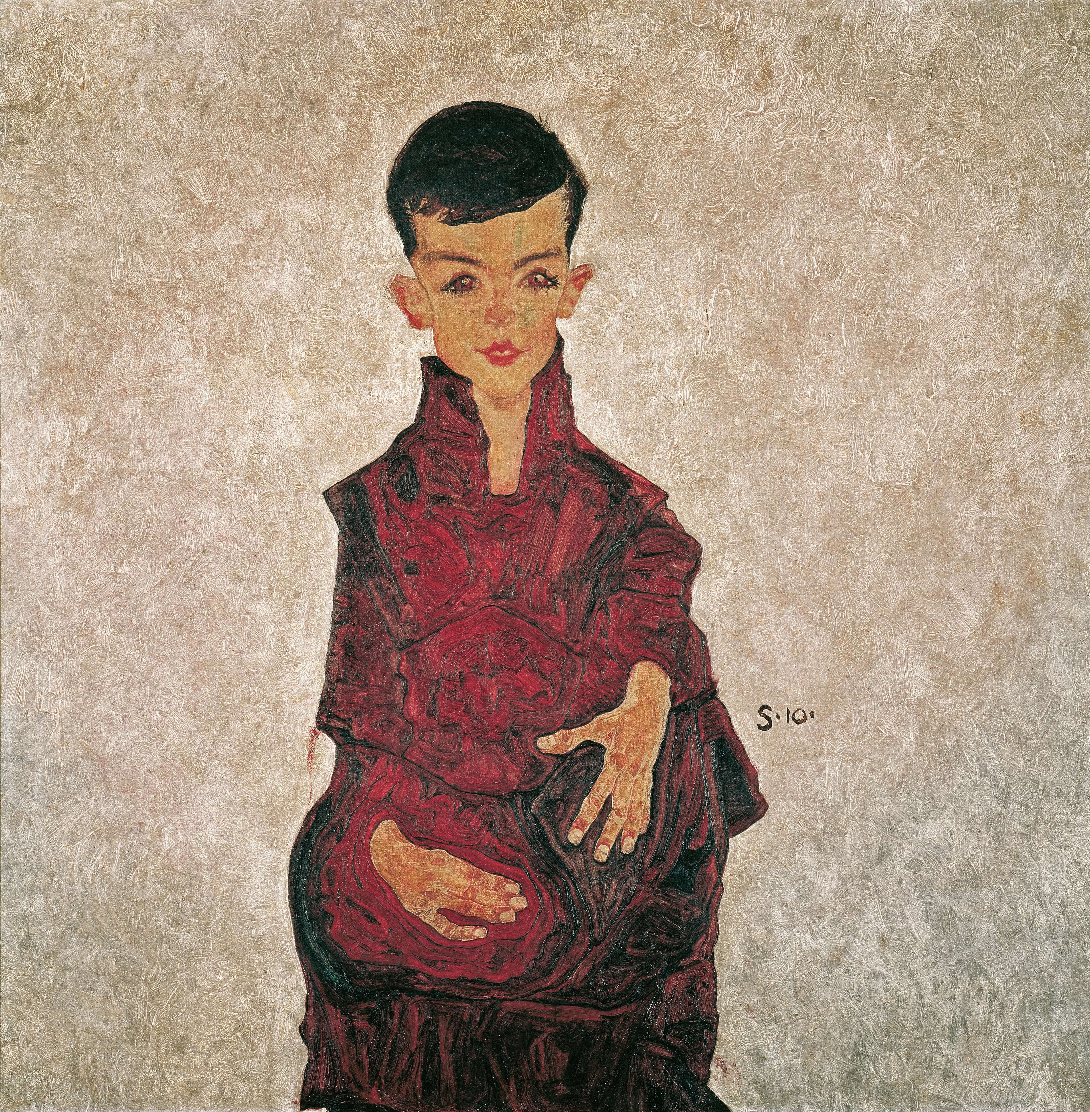 Egon Schiele - Reinerbub Herbert Reiner’In Portresi
