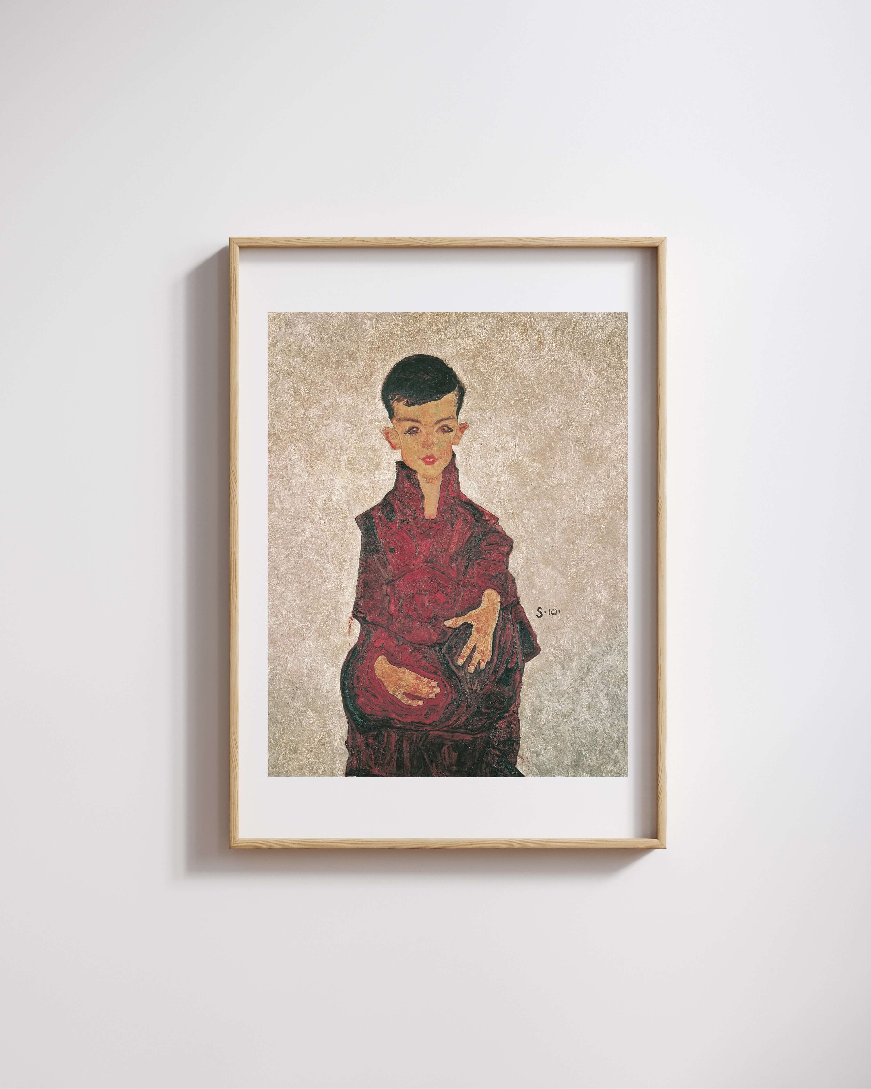 Egon Schiele - Reinerbub Herbert Reiner’In Portresi