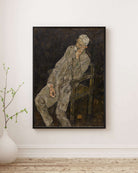 Egon Schiele - Yaşlı Bir Adamın Portresi Johann Harms