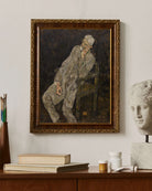 Egon Schiele - Yaşlı Bir Adamın Portresi Johann Harms