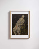 Egon Schiele - Yaşlı Bir Adamın Portresi Johann Harms