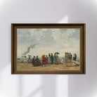 Eugène Boudin - Sahilde Figürler