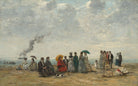 Eugène Boudin - Sahilde Figürler
